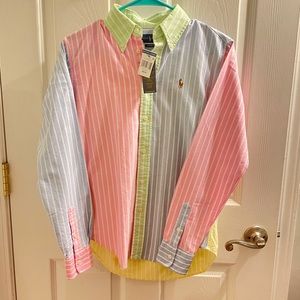 Ralph Lauren Women’s Striped Mulitcolor Oxford